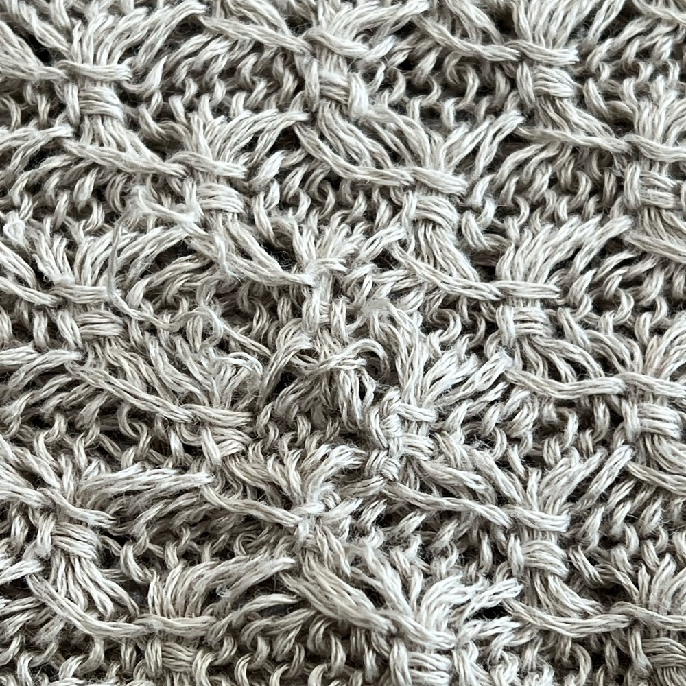 J. Jill Cream Crochet Shawl/Poncho Size: OS - Picture 3 of 8